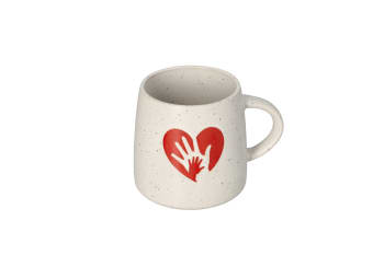 Grey Speckled Coffee Mug 400ml 