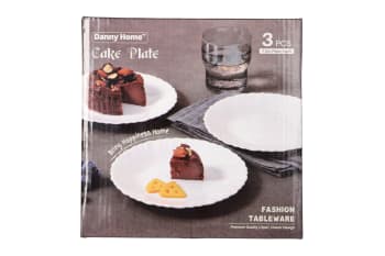 Side Plate Set 3pcs 19cm - default