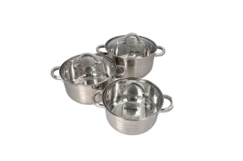 Casserole Cookware Pots Set 3pcs