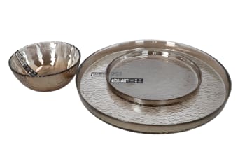 Brown Glass Cereal Bowl 14.4cm - default