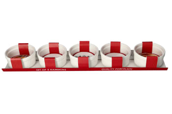 White Cake Dish Ramekin 5pcs 3' - default