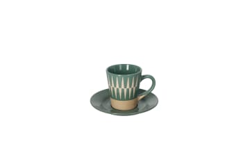 Tea Cup &amp; Saucer Set 12pcs  - default