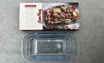 Borosilicate Baking Pans Set 3pcs  - default