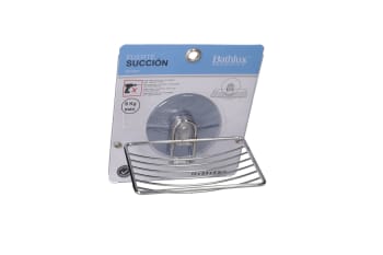 Suction Chrome Soap Dish 13.1cm - default