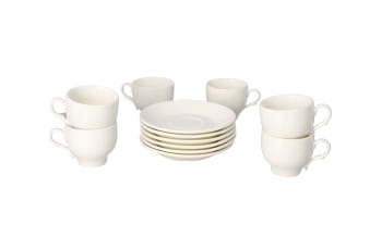 Espresso Cups & Saucers 12pcs 80ml