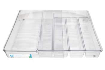 Expandable 5-Compartment Cutlery Storage Box 35cm  - default