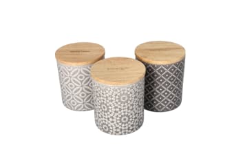 Geometric Seasoning Canister Set 10.2cm