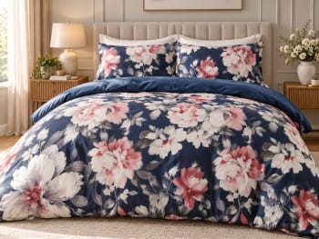 Floral Queen Duvet Cover Set 