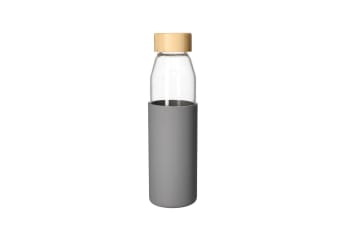 Borosilicate Bottle With Beach Wood Lid 24cm  - default
