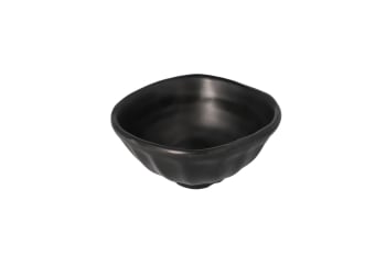 Black Melamine Round Ice Cream Bowl 11cm - default