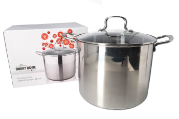 Stainless Steel Stockpot With Glass Lid 28cm - default
