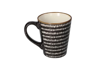 Striped Tribal Coffee Mug 13cm