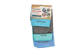 Microfiber Cleaning Cloths 29cm 4pcs