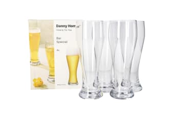 Long Beer Glasses 4Pcs 600ml