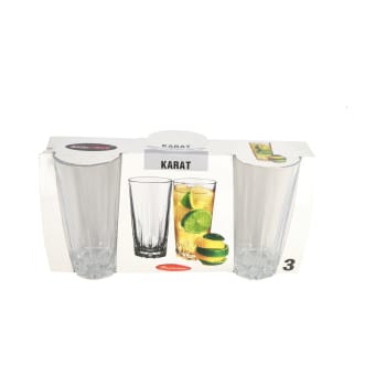 Karat Highball Tumbler Glasses 3pcs - default