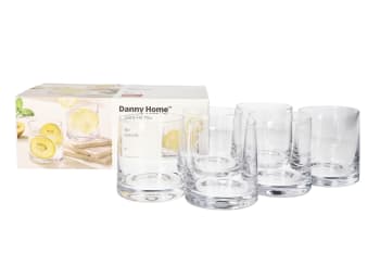 Short Whisky Glasses 6pcs 280ml 