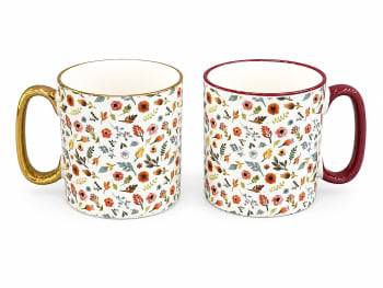 Porcelain Coffee Mug Set 2pcs 450ml - default
