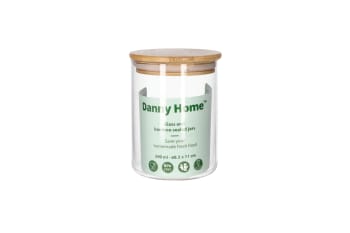 Glass Jar with Wooden Lid 590ml 
