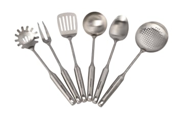 Stainless Steel Slotted Skimmer Spoon 38.8cm - default