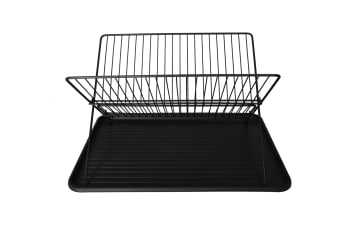 Foldable Dish Drying Rack with Drip Tray 2pcs - default