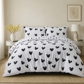 Polyester King Bed Duvet Cover 3pcs 260cm 