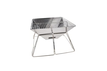 Braai Master Folding Stainless Steel BBQ Stand &amp; Carry Bag - default