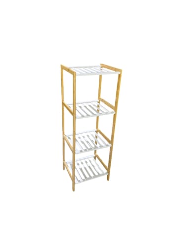 4 Tier Bamboo Storage Rack 35.2cm