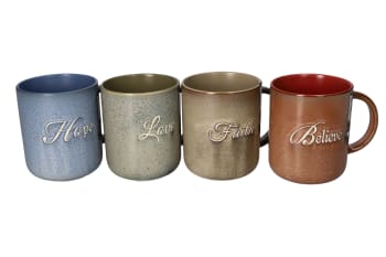 Quoted Coffee Mug 4pcs 12.5cm