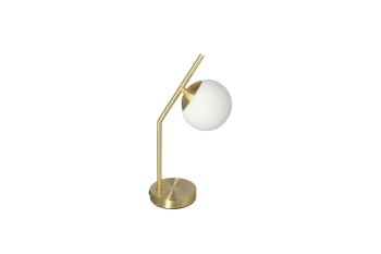  Gold Metal Desktop Lamp 37cm