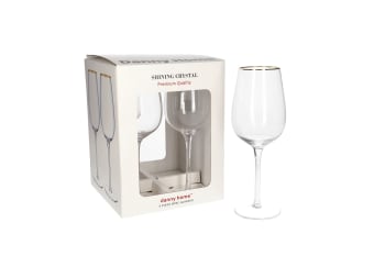 Shining Crystal 4 Pcs Wine Glasses 22.5cm - default