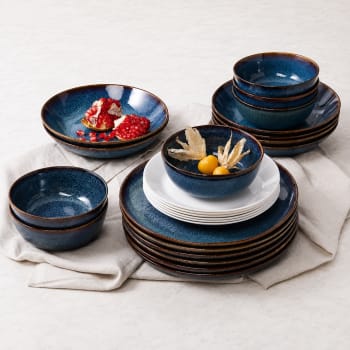 Reactive Glaze Dinnerware Set 16pcs