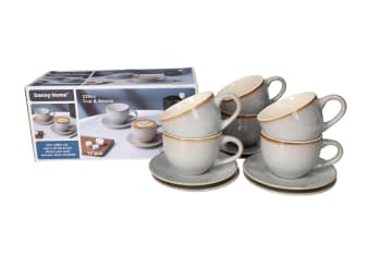 Ceramic Cup &amp; Saucer Set 12 220ml  - default