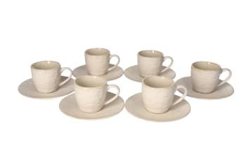  Expresso Cups &amp; Saucer 12pcs 100ml   - default