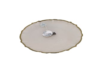 Wavy Rim Serving Platter 32.5cm