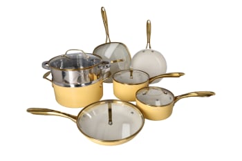  Cookware Pots Set with Lids 12pcs - default