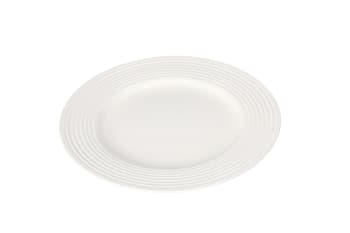 White Round Fine Porcelain Side Plate 22cm - default