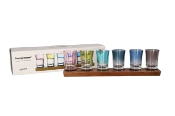 Vodka Glasses &amp; Serving Stand 7pcs 48ml - default