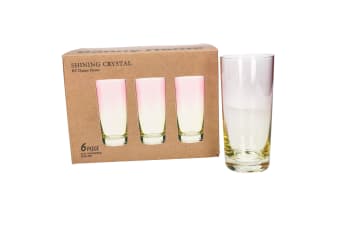  Crystal Tall Glasses 6pcs 15.7cm - default