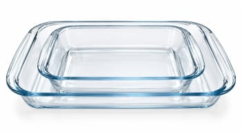Rectangular Baking Pan Set 2pcs 1.6L+3.0L  - default