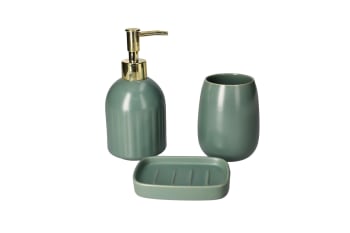 Ceramic Bathroom Accessories Set 3pcs - default