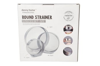 Round Strainer 3 Pcs Set - default