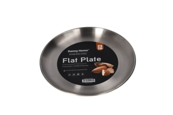 Stainless Steel Dinner Plate 23.3cm 