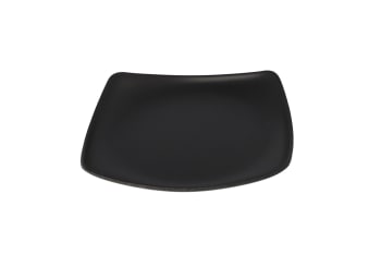 Black Melamine Square Side Plate 16.5cm - default