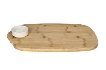 Bamboo Board &amp; Bowl Set 2pcs  - default