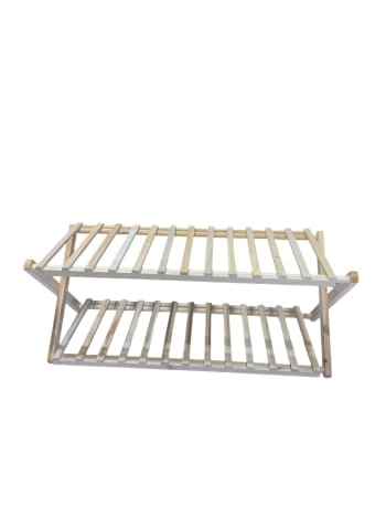 4 Tier Bamboo Shoe Rack 67.3cm - default