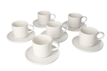 Ceramic ﻿Cups &amp; Saucer 12pcs 200ml 