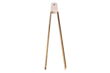 Wooden Clamp Food Tong Pincer 35.3cm - default