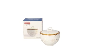 White Porcelain Sugar Pot 9.8cm