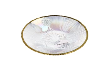 Crystal Striped Deep Plate 22.8cm