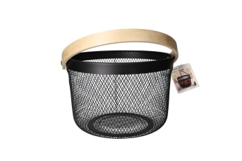 Mesh Stainless Steel Storage Basket 26cm  - default